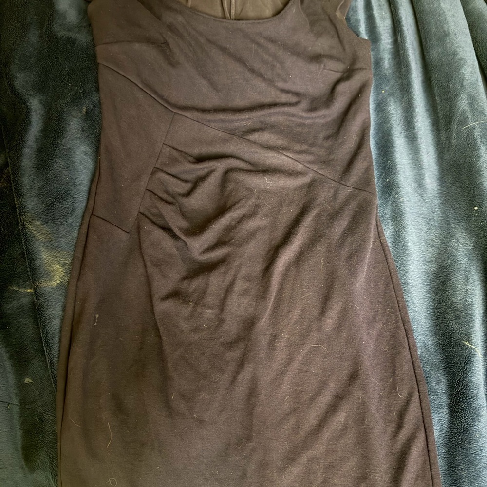 Ann Taylor Black Midi Dress